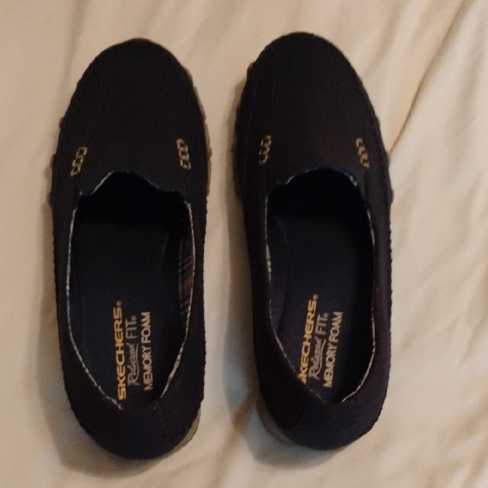 Skechers Blue Memory Foam Loafers